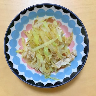 青パパイヤパパイヤと豚肉の炒め物